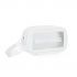Косметичка прозрачная на молнии с ручкой размер S