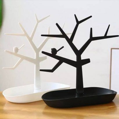 Подставка для украшений из полипропилена 28×23,5 см черный цвет
