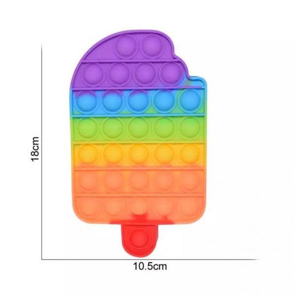 Сенсорная игрушка антистресс Pop It 6-ти цветная